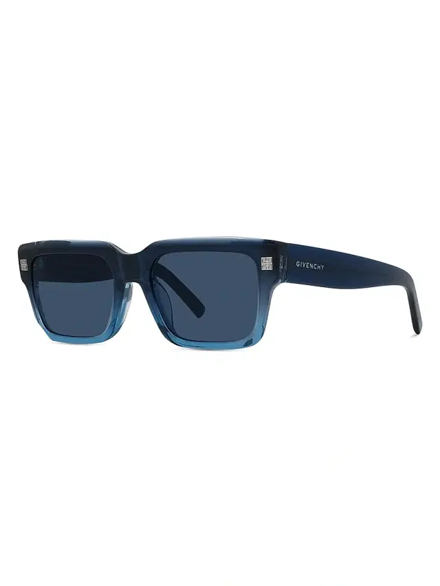 Men's GV Day 53MM Geometric Sunglasses - Blue