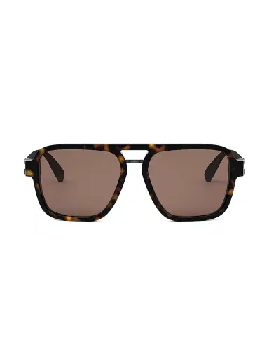 BVLGARI Men's Aluminium 56MM Tortoiseshell Square Sunglasses - Dark Havana Brown | Thumbnail 2 BVLGARI Men's Aluminium 56MM Tortoiseshell Square Sunglasses - Dark Havana Brown | Thumbnail 2