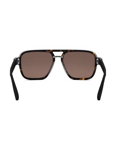BVLGARI Men's Aluminium 56MM Tortoiseshell Square Sunglasses - Dark Havana Brown | Thumbnail 5 BVLGARI Men's Aluminium 56MM Tortoiseshell Square Sunglasses - Dark Havana Brown | Thumbnail 5