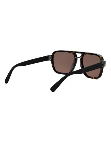 BVLGARI Men's Aluminium 56MM Tortoiseshell Square Sunglasses - Dark Havana Brown | Thumbnail 6 BVLGARI Men's Aluminium 56MM Tortoiseshell Square Sunglasses - Dark Havana Brown | Thumbnail 6