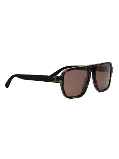 BVLGARI Men's Aluminium 56MM Tortoiseshell Square Sunglasses - Dark Havana Brown | Thumbnail 8 BVLGARI Men's Aluminium 56MM Tortoiseshell Square Sunglasses - Dark Havana Brown | Thumbnail 8