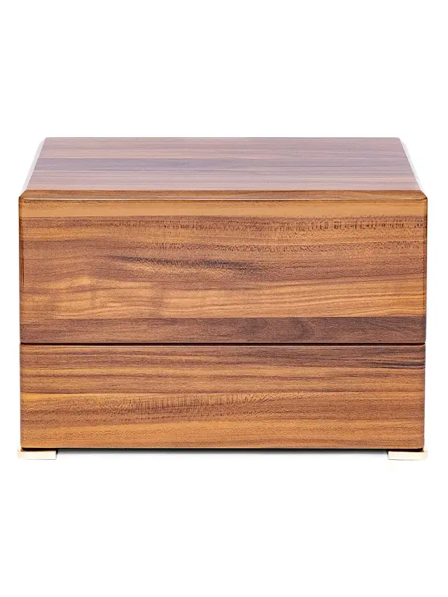 Perpetua Duo Walnut Watch Winder - Walnut