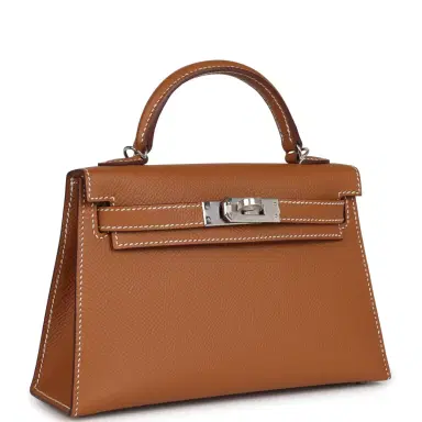 HERMÈS Hermes Kelly Sellier 20 Gold Epsom Palladium Hardware | Thumbnail 2 HERMÈS Hermes Kelly Sellier 20 Gold Epsom Palladium Hardware | Thumbnail 2