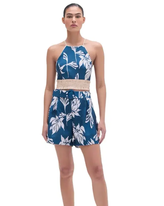 PatBo ARTICHOKE HALTERNECK TOP