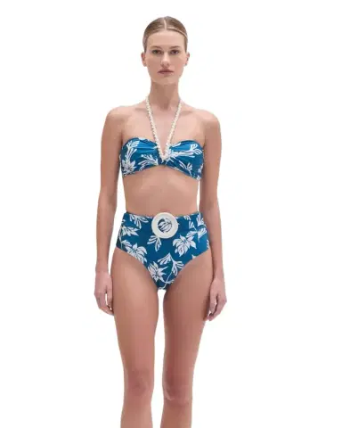PatBo ARTICHOKE HIGH WAIST BIKINI BOTTOM | Thumbnail 1