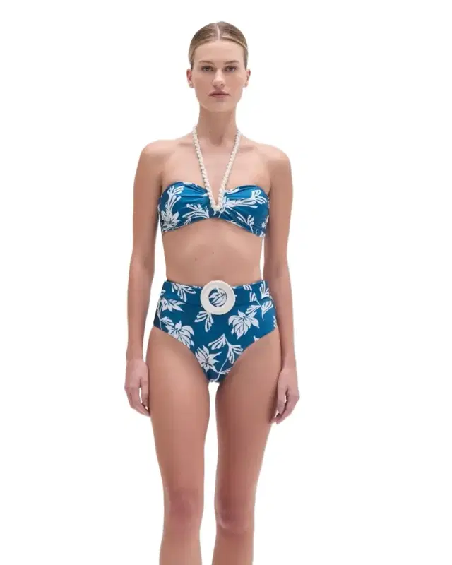 PatBo ARTICHOKE HIGH WAIST BIKINI BOTTOM