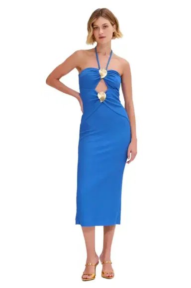 PatBo MERIAN KNIT HALTERNECK DRESS | Thumbnail 1 PatBo MERIAN KNIT HALTERNECK DRESS | Thumbnail 1