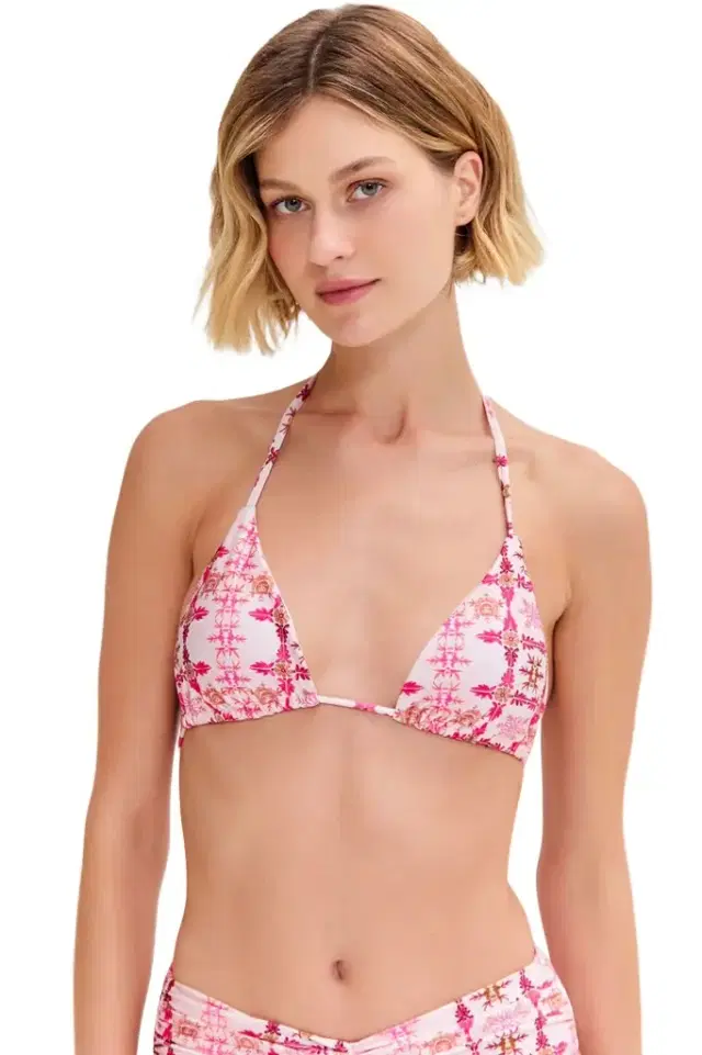 PatBo SINTRA FLOWER LACE BIKINI TOP
