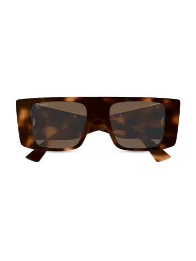 Gucci Men's 50MM Squared Sunglasses - Tortoise Havana | Thumbnail 2