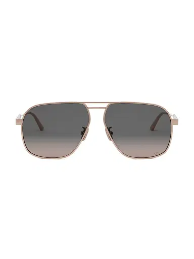 Dior Women's Cannage A3U 58MM Square Sunglasses - Rose Gold Grey | Thumbnail 2