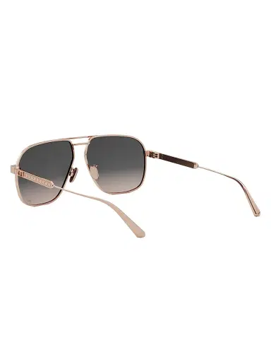 Dior Women's Cannage A3U 58MM Square Sunglasses - Rose Gold Grey | Thumbnail 4