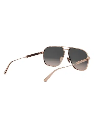 Dior Women's Cannage A3U 58MM Square Sunglasses - Rose Gold Grey | Thumbnail 6