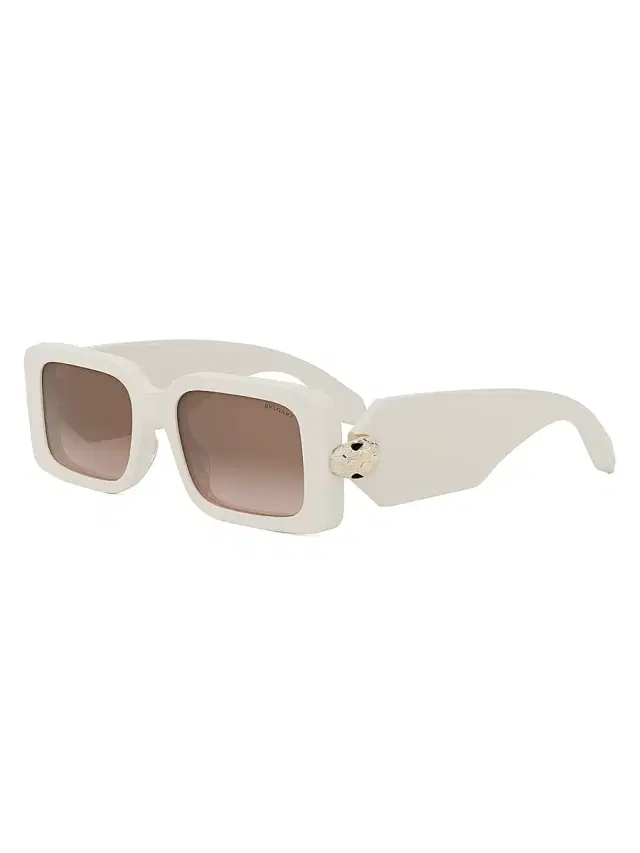 BVLGARI Women's Serpenti Forever 53MM Rectangular Sunglasses -  Gold Brown