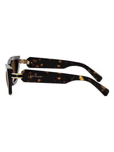 BVLGARI Women's B. Zero1 54MM Rectangular Sunglasses | Thumbnail 3
