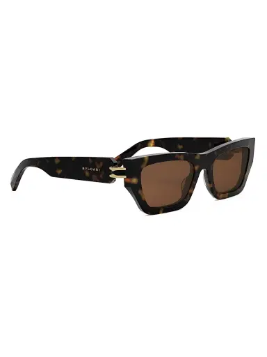 BVLGARI Women's B. Zero1 54MM Rectangular Sunglasses | Thumbnail 8
