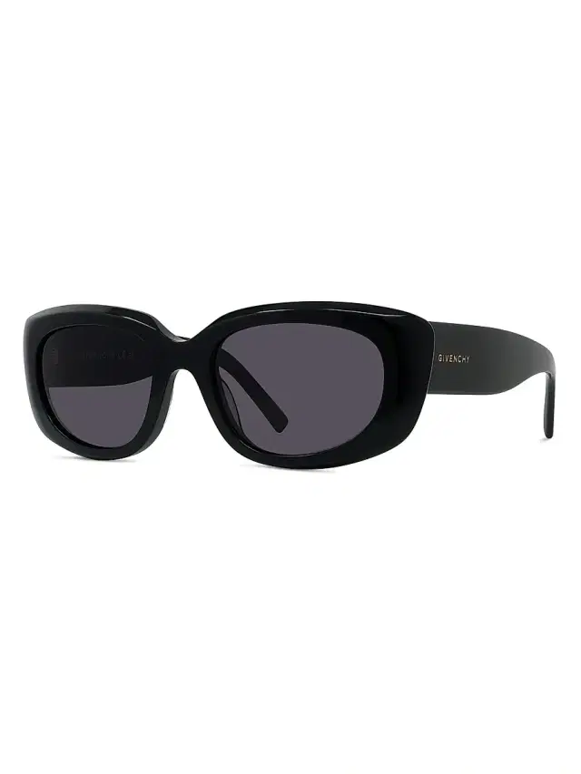 Givenchy Women's 54MM Oval Sunglasses - Black Grey