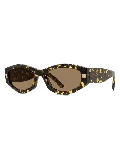 Givenchy Women's GV Day 54MM Oval Sunglasses - Havana Brown | Thumbnail 1 Givenchy Women's GV Day 54MM Oval Sunglasses - Havana Brown | Thumbnail 1