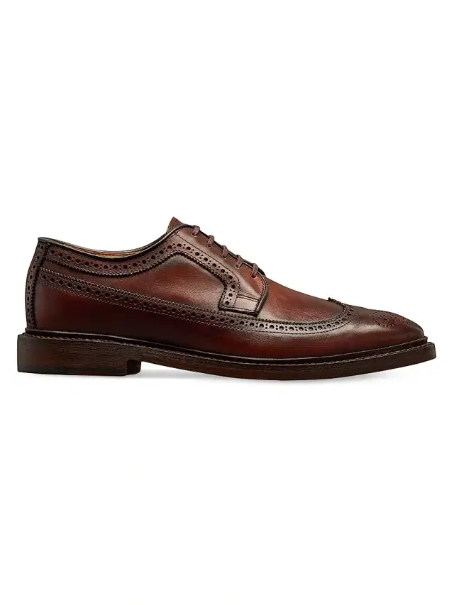 Men's Mason Reserve Wingtip Derby Dress Shoes - Chili