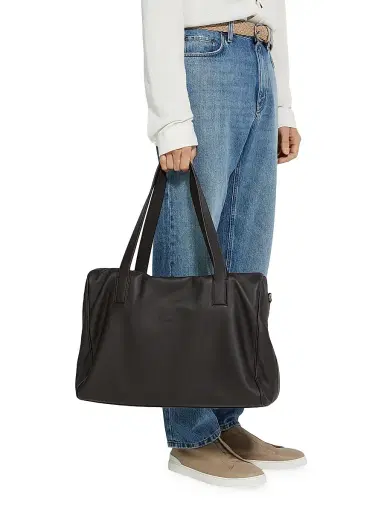 Zegna Men's Secondskin Business Bag | Thumbnail 2 Zegna Men's Secondskin Business Bag | Thumbnail 2