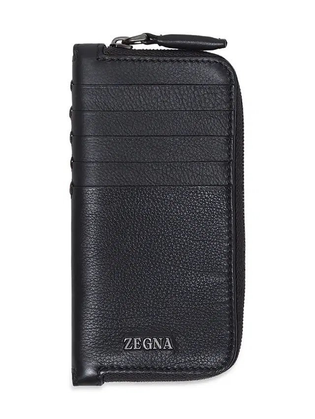 ZEGNA Men's Secondskin Wallet - Dark Blue