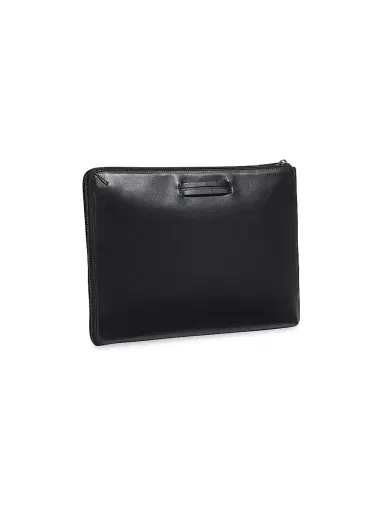 ZEGNA Men's Leather Portfolio - Black | Thumbnail 3 ZEGNA Men's Leather Portfolio - Black | Thumbnail 3