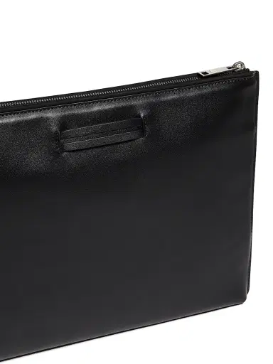 ZEGNA Men's Leather Portfolio - Black | Thumbnail 5 ZEGNA Men's Leather Portfolio - Black | Thumbnail 5