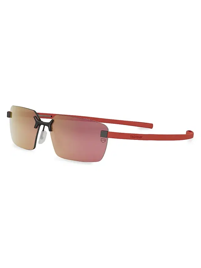 Men's Flex 60MM Rectangular Sunglasses