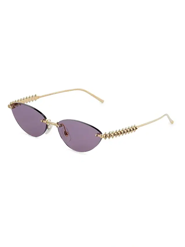Women's Clash De  58MM Cat-Eye Sunglasses - Gold Violet