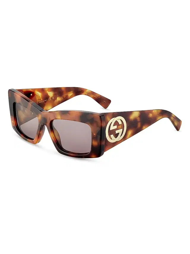 Women's GG Muse 53MM Butterfly Sunglasses - Havana