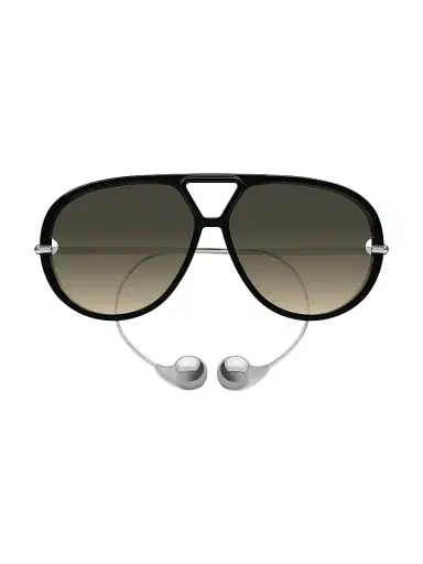 Bottega Veneta Women's Drop 63MM Aviator Sunglasses - Silver Black | Thumbnail 3 Bottega Veneta Women's Drop 63MM Aviator Sunglasses - Silver Black | Thumbnail 3