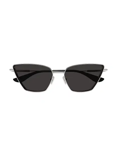 Alexander McQueen Women's 58MM Cat-Eye Sunglasses - Black Silver Black | Thumbnail 2 Alexander McQueen Women's 58MM Cat-Eye Sunglasses - Black Silver Black | Thumbnail 2