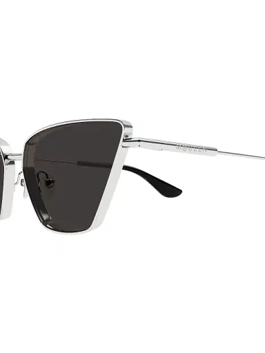 Alexander McQueen Women's 58MM Cat-Eye Sunglasses - Black Silver Black | Thumbnail 3 Alexander McQueen Women's 58MM Cat-Eye Sunglasses - Black Silver Black | Thumbnail 3