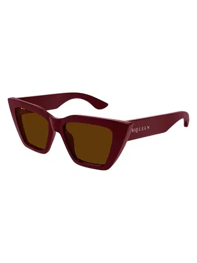 Alexander McQueen Women's 52MM Cat-Eye Sunglasses - Burgundy Brown | Thumbnail 1