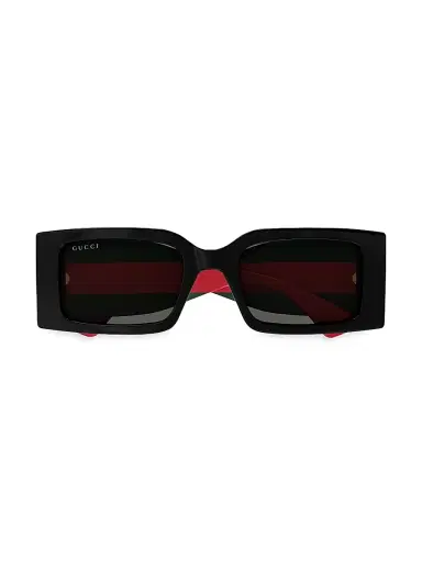 Gucci Women's New Pop Web 52MM Rectangular Sunglasses | Thumbnail 3 Gucci Women's New Pop Web 52MM Rectangular Sunglasses | Thumbnail 3