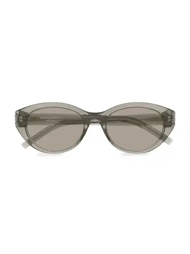 Saint Laurent Women's Monogram Hinge 54MM Round Sunglasses | Thumbnail 2 Saint Laurent Women's Monogram Hinge 54MM Round Sunglasses | Thumbnail 2