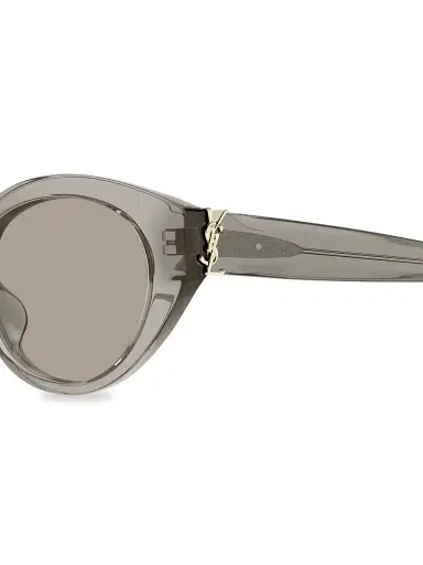 Saint Laurent Women's Monogram Hinge 54MM Round Sunglasses | Thumbnail 3 Saint Laurent Women's Monogram Hinge 54MM Round Sunglasses | Thumbnail 3