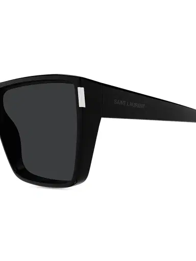 Saint Laurent Men's Bold Contour 64MM Square Sunglasses - Black | Thumbnail 4 Saint Laurent Men's Bold Contour 64MM Square Sunglasses - Black | Thumbnail 4