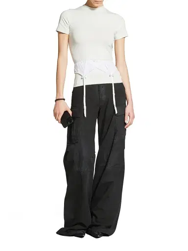 Balenciaga Women's Lingerie T-Shirt - Dirty White | Thumbnail 7