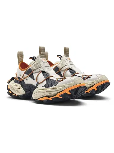 Balenciaga Men's Hike Sneakers - Beige Orange | Thumbnail 3