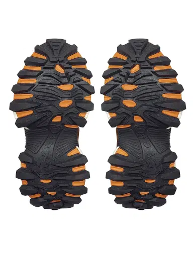 Balenciaga Men's Hike Sneakers - Beige Orange | Thumbnail 7