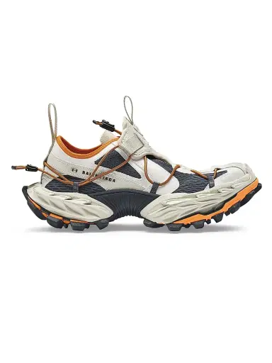 Balenciaga Men's Hike Sneakers - Beige Orange | Thumbnail 1