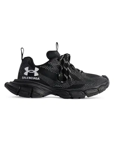 Balenciaga Men's Under Armour 3XL Knit Sneakers - Black - Size 10 | Thumbnail 1 Balenciaga Men's Under Armour 3XL Knit Sneakers - Black - Size 10 | Thumbnail 1