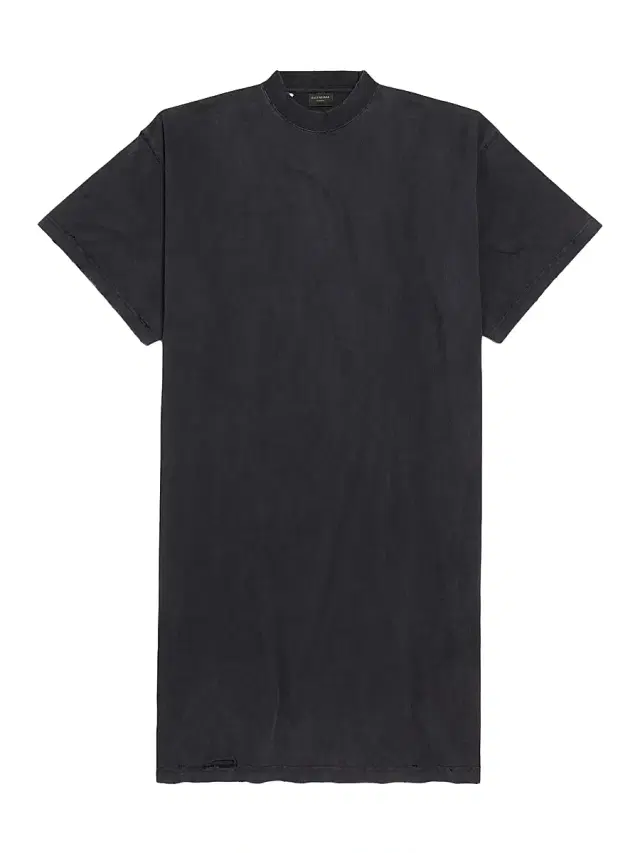 Balenciaga Women's Painted T-Shirt Dress - Black Faded