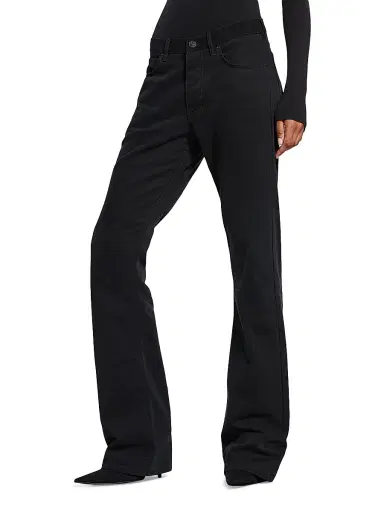 Balenciaga Women's Straight Fit Jeans - Black - Size 29 | Thumbnail 3 Balenciaga Women's Straight Fit Jeans - Black - Size 29 | Thumbnail 3