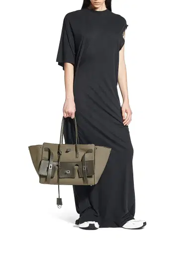 Balenciaga Women's Bel Air Carry All Tote - Khaki | Thumbnail 2 Balenciaga Women's Bel Air Carry All Tote - Khaki | Thumbnail 2