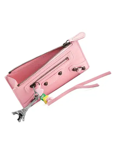 Balenciaga Women's Le City Long Coin and Card Holder - Vintage Pink | Thumbnail 3