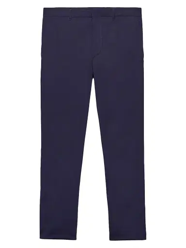 Prada Men's Stretch Poplin Pants - Blue | Thumbnail 1 Prada Men's Stretch Poplin Pants - Blue | Thumbnail 1