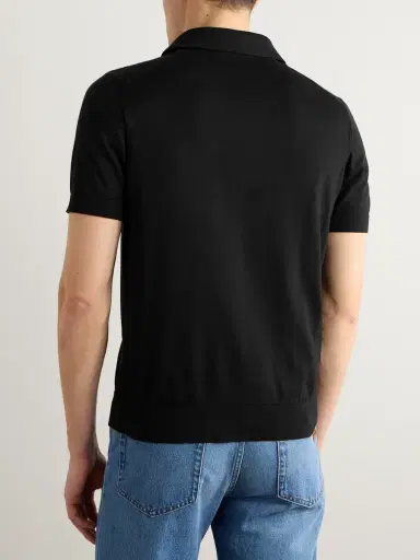 Zegna Slim-Fit Cotton Polo Shirt - Men | Thumbnail 3 Zegna Slim-Fit Cotton Polo Shirt - Men | Thumbnail 3
