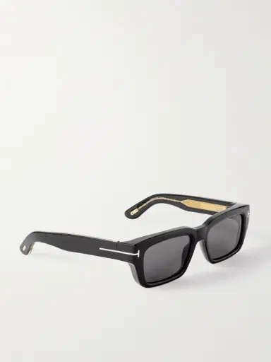 Tom Ford Icon Rectangular-Frame Tortoiseshell Acetate Sunglasses - Men | Thumbnail 4 Tom Ford Icon Rectangular-Frame Tortoiseshell Acetate Sunglasses - Men | Thumbnail 4