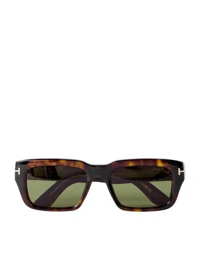 Tom Ford Icon Rectangular-Frame Tortoiseshell Acetate Sunglasses - Men
